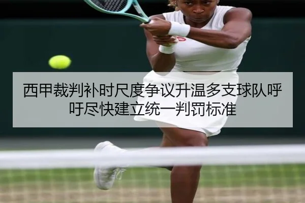 西甲裁判补时尺度争议升温多支球队呼吁尽快建立统一判罚标准（Ant Sports）